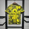 Brasilien Fußballtrikot gelb Design Konzept für Fan