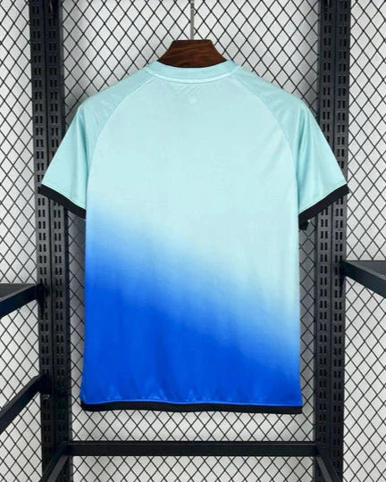 Konzept-Trikot Marokko 2025 rot und blau moderner Stil