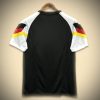 Fußball T-Shirt Deutschland schwarz Designkonzept für Fans