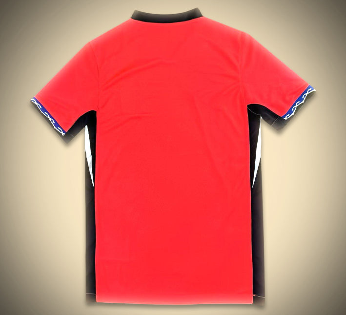 maillot-domicile-coree-du-sud-2025-rouge-officiel-equipe-nationale Südkorea Heimtrikot 2025 rot offizielles Nationalmannschaftstrikot