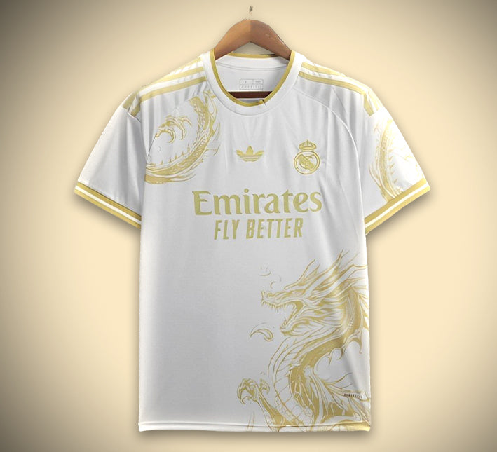 Konzept-Trikot Real Madrid Spezial Edition Drachen Gold 2425