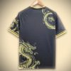 Fan-Trikot Real Madrid Konzept-Stil mit goldenem Drachen