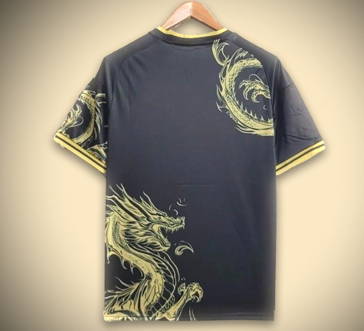 Fan-Trikot Real Madrid Konzept-Stil mit goldenem Drachen