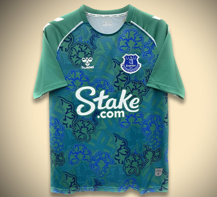 haut-d-echauffement-everton-fc-collection-exclusive-2024-2025 Everton FC Aufwärmoberteil exklusive Kollektion 2024 2025