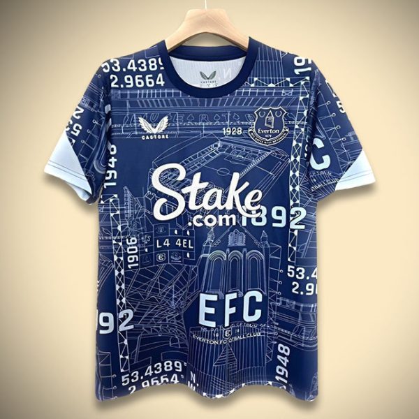 Everton Abschieds-Vorbereitungstrikot 2024-2025