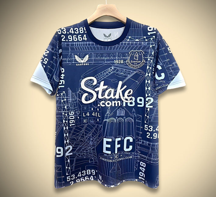 Everton Abschieds-Vorbereitungsspiel 2425 Trikot