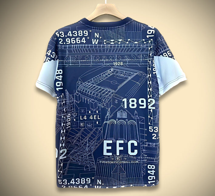 Everton Aufwärmtrikot vor dem Spiel Abschiedsausgabe 2425