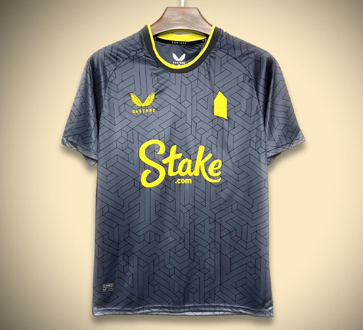 Everton schwarzes Trikot für Fans Auswärtskollektion 2024 2025