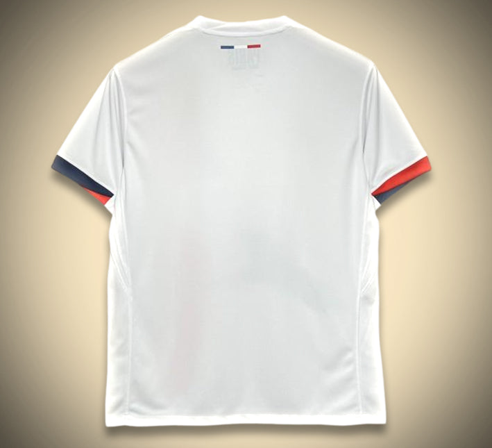 Paris Saint-Germain Auswärtstrikot Edition Weiß 2024-2025 Rückansicht