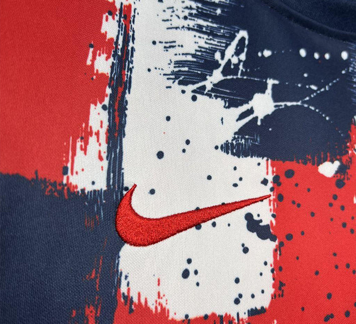 Paris Saint-Germain Vorbereitungstrikot 2024-2025 Stoffdetail
