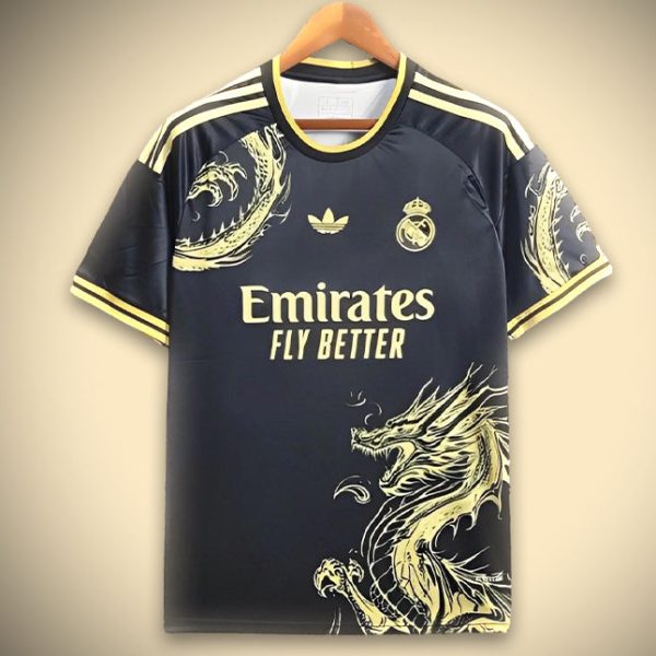 Concept Trikot Real Madrid Dragon Gold Edition 2024-2025