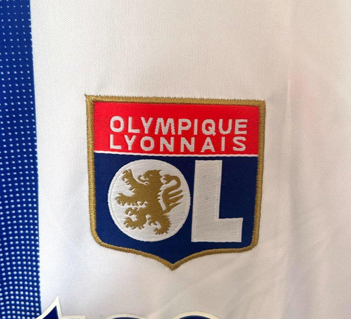 Olympique Lyon Heimtrikot 2024-2025 Stoffdetail