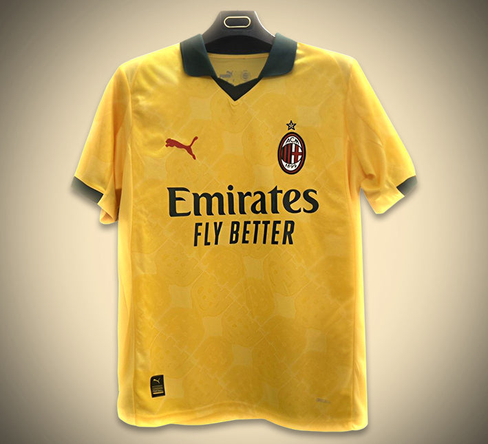 AC Milan drittes Konzept-Trikot Saison 2526 modernes Design rot und schwarz