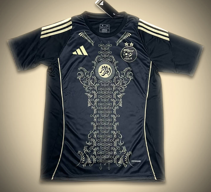 Konzept Trikot Algerien Edition Schwarz 2425