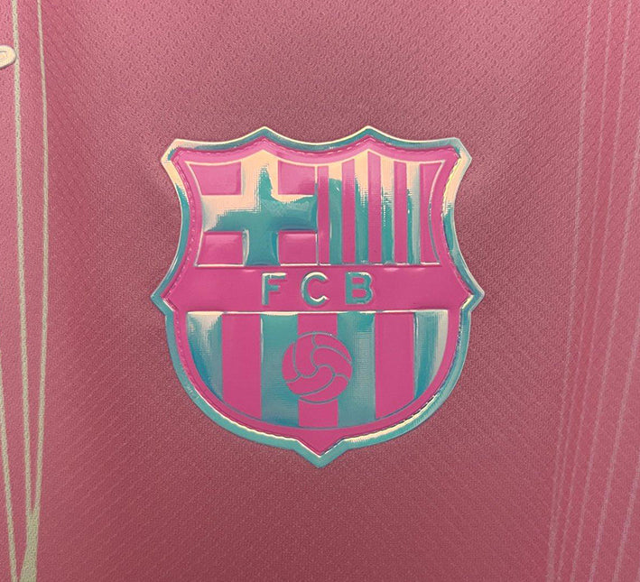 Fußballtrikot rosa Edition inspiriert vom Barça Kollektion Konzept