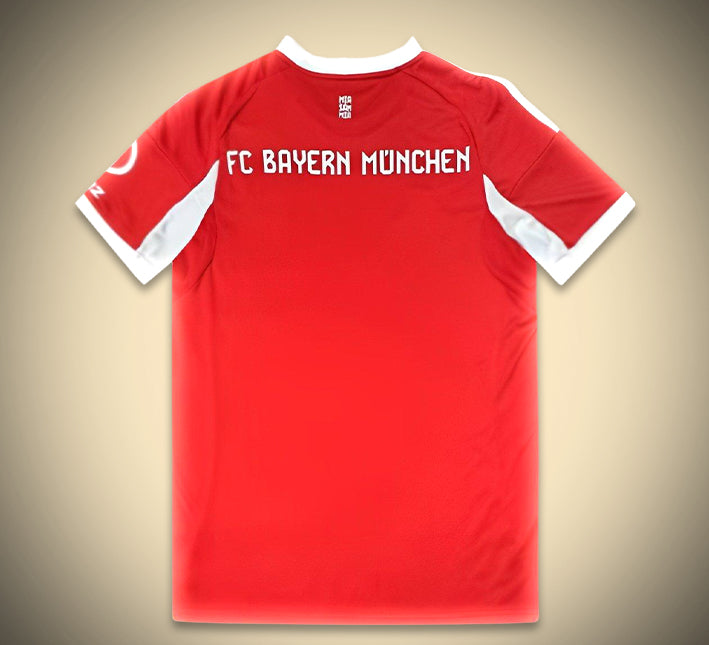 Bayern München Konzept Heimtrikot Saison 2025/2026 rot und weiß Fan-Stil
