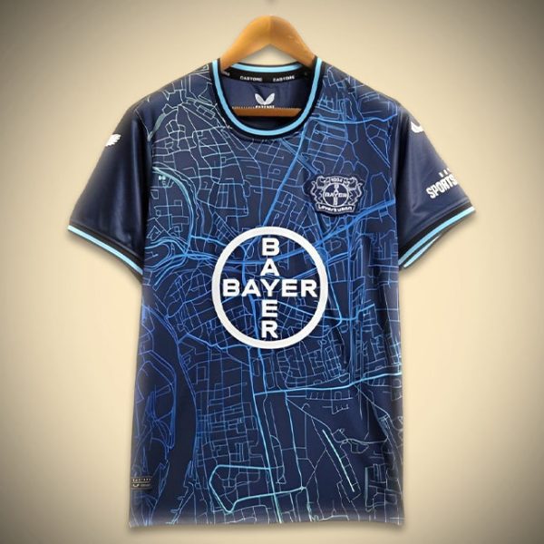Concept Trikot Bayern 04 Leverkusen Blaue Edition 2024-2025