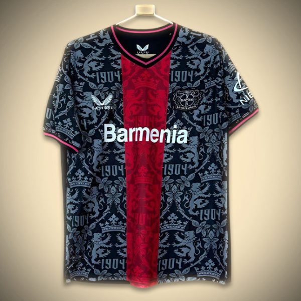 Concept Trikot Bayer Leverkusen Schwarze Edition 2024-2025