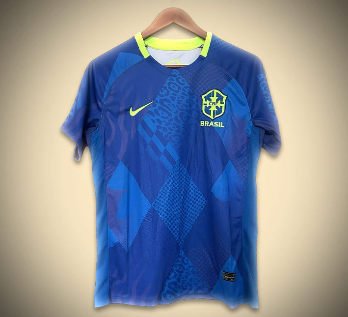 Brasilien gelb Auswärtsversion modernes und atmungsaktives Trikot