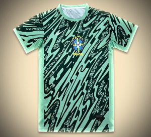 Brasilien drittes Torwarttrikot 2024/2025 gelb-grün