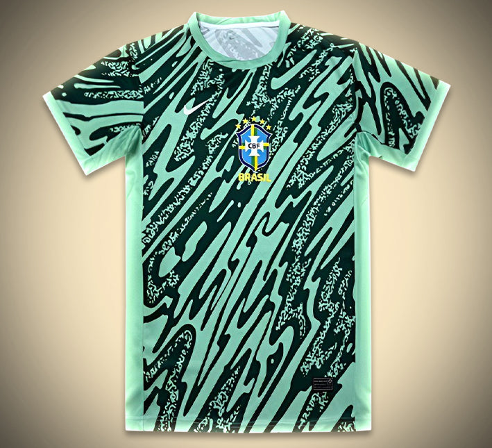 Brasilien drittes Torwarttrikot 2024/2025 gelb-grün