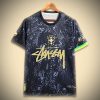 maillot-de-football-bresil-concept-edition-stussy-saison-2024-2025-style-streetwear Brasilien Konzept-Trikot Stussy Saison 2024 2025 Streetwear-Stil