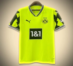 Konzept Trikot Borussia Dortmund Grün Ausgabe 2024-2025 Vorderansicht