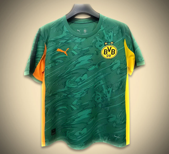 maillotbvbvert-1.jpg Konzept Trikot Borussia Dortmund Auswärts Edition 2025-2026 Vorderansicht