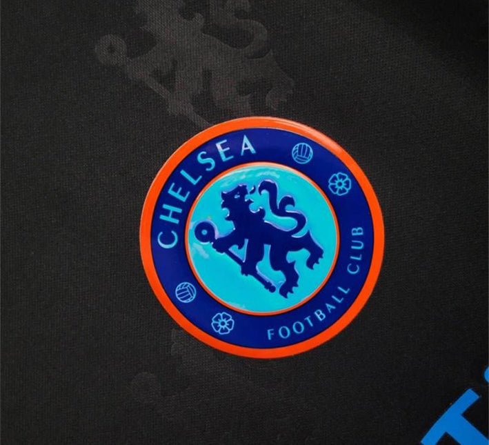 t-shirt-football-chelsea-style-concept-couleur-noire-saison-2425 Chelsea Konzept-Trikot schwarz Saison 2425