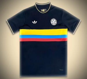 Concept Trikot Kolumbien 100. Jubiläums Edition Schwarz 2024