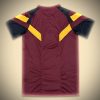 AS Roma Saison 2024-2025 Konzept Trikot modernes Design rot und gold