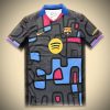 Konzept Trikot FC Barcelona Abstraktes Muster Ausgabe 2526