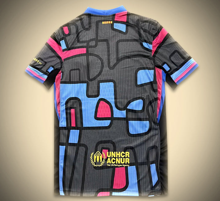 FC Barcelona Konzept-Trikot Edition 2526 abstraktes Muster Fußballtrikot