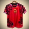 Konzept Trikot Spanien Rot Ausgabe 2024 Vorderansicht