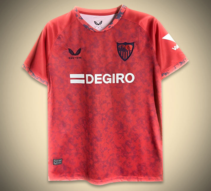 FC Sevilla Auswärtstrikot Rot 2425