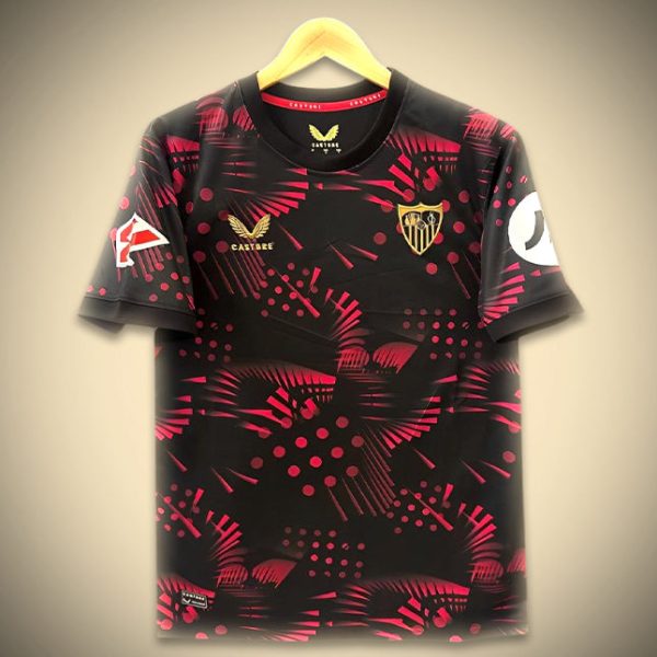FC Sevilla Auswärtstrikot Schwarz 2024-2025