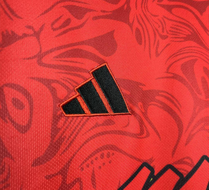 Fan-Trikot Inter Miami CF orange neon Stilkonzept Ausgabe 2425