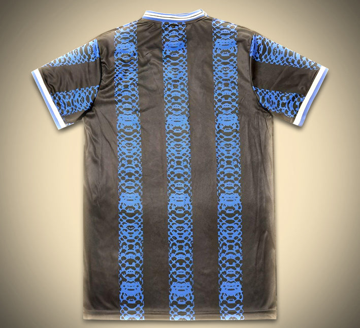 Konzept Trikot Inter Mailand Mambas Edition Saison 2024 2025 Fußballtrikot Schwarz und Gelb