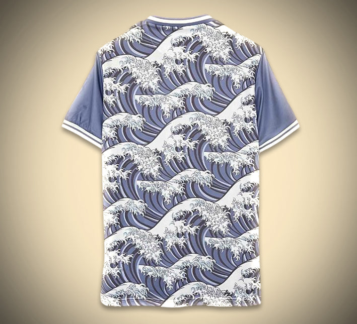 Japanisches Trikot mit Wellendesign Manga und Kultur