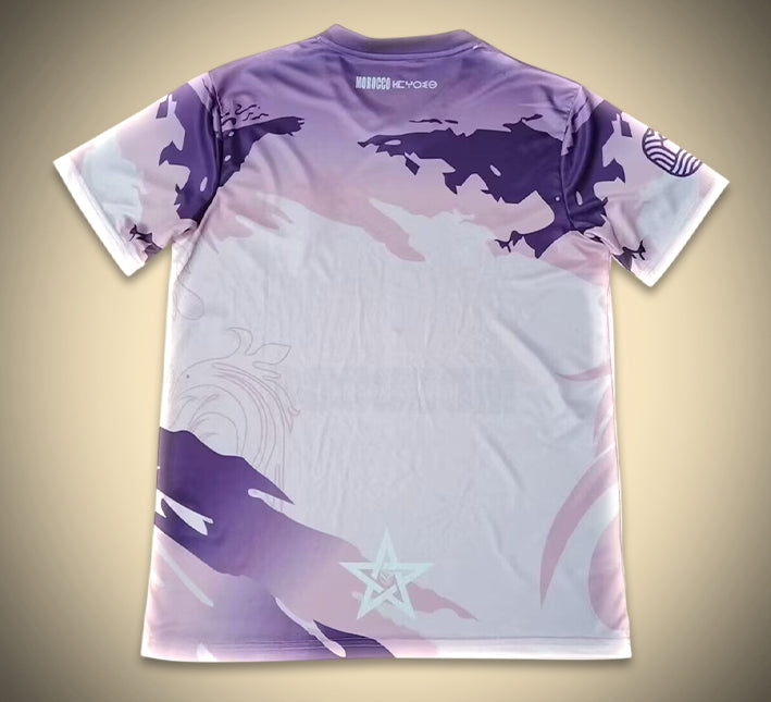 Marokko violettes Konzept-Trikot Edition 2526 Fußballtrikot Fan