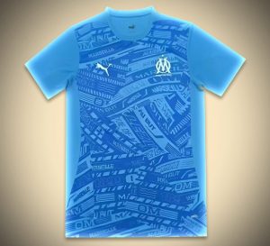 Olympique Marseille Vorbereitungstrikot 2024-2025 Vorderansicht