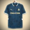 Olympique Marseille Auswärtstrikot 2024-2025 Vorderansicht