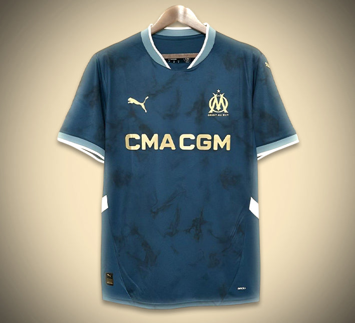Olympique Marseille Auswärtstrikot 2024-2025 Vorderansicht