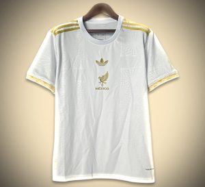 Konzept Trikot Mexiko Edition WeißGold 2025