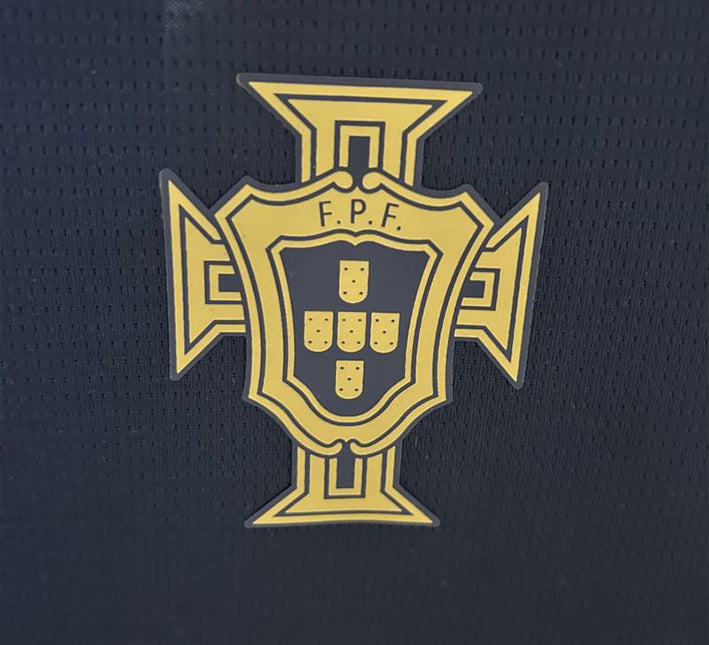 Portugal Fan Trikot marineblau moderner Stil Sonderedition