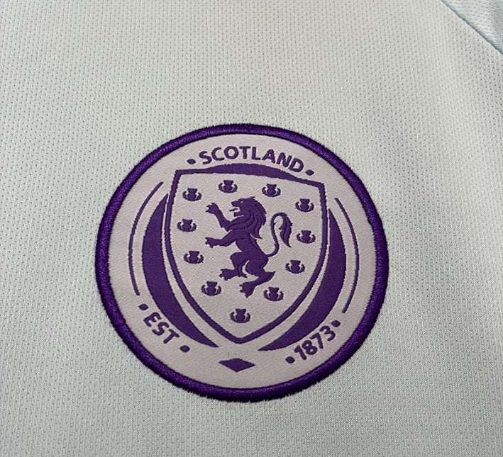 Schottland Auswärtstrikot 2024 Stoffdetail