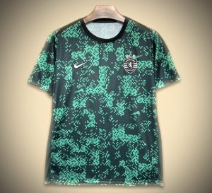 Sporting CP Vorbereitungstrikot 2024-2025 Vorderansicht