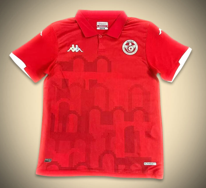 Tunesien Heimtrikot 2024-2025 Vorderansicht