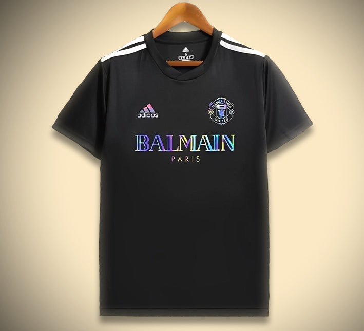 Manchester United Fußballtrikot Kollektion Balmain elegantes Fan-Trikot