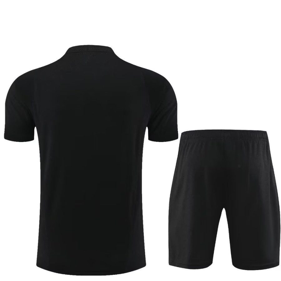 Schwarzer Arsenal Trainingsanzug Fußball Sportbekleidung